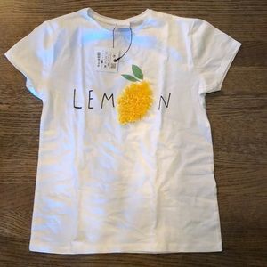 Zara lemon shirt